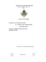 Vận dụng lý luận hình thái kỉnh tế   xã hội vào quá trình đổi mới ở tỉnh tiền giang 