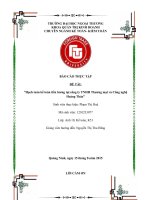 Báo cáo thực tập: Hạch toán kế toán tiền lương tại Công ty TNHH Thương mại và Công nghệ Hoàng Thảo