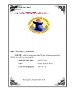 nghiên cứu phương pháp hồi quy và ứng dụng dự báochi phí sản xuất của doanh nghiệp