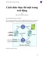 Cách thức thực thi một trang web động 