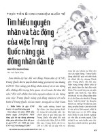 Tìm hiểu nguyên nhân và tác động của việc trung quốc nâng giá đồng nhân dân tệ 