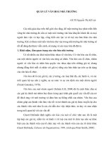 QUẢN LÝ VĂN HOÁ NHÀ TRƯỜNG