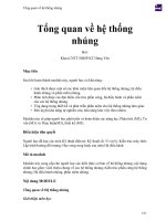 Tổng quan về hệ thống nhúng 