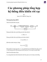 Các phương pháp tổng hợp hệ thống điều khiển rời rạc 