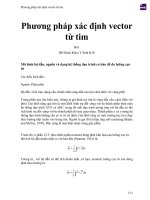 Phương pháp xác định vector từ tim 