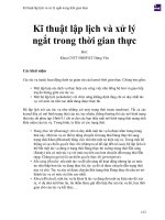 Kĩ thuật lập lịch và xử lý ngắt trong thời gian thực 