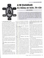 ATM vietinbank   hệ thống an toàn, tin cậy 