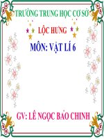 Bài giảng vật lý lớp 6 thao giảng bài 6 trọng lực, hai lực cân bằng (25) 