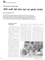 Ngân hàng thương mại đổi mới để tồn tại và phát triển 