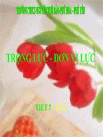 Bài giảng vật lý 6 lực và đơn vị đo lực (34) 