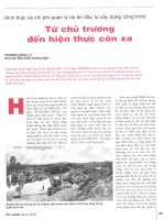 Hình thức và chi phí quản lý dự án đầu tư xây dựng công trình từ chủ trương đến hiện thực còn xa 