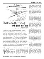 Phát triển thị trường trái phiếu việt nam 