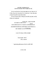 Xác định vai trò gây bệnh viêm phổi   màng phổi ở lợn của vi khuẩn actinobacillus pleuropneumoniae, pasteurella multocida và thử nghiệm vacxỉn phòng bệnh 