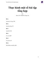 Thực hành một số bài tập tổng hợp 