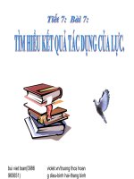 Bài giảng vật lý 6 thao giảng tìm hiểu kết quả qua tác dụng của lực (14) 