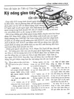 Tóm tắt luận án tiến sỹ tâm học kinh doanh   kỹ năng giao tiếp của cán bộ giao dịch ngân hàng 