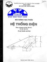 bài giảng học phần hệ thống điện