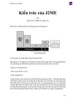 Kiến trúc của J2ME 