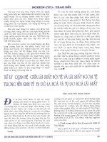 Xử lý quan hệ giữa lãi suất nội tệ và lãi suất ngoại tệ trong nền kinh tế bị đô la hóa và tự do hóa lãi suất 