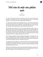 Thế nào là một sản phẩm mới 