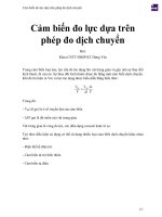 Cảm biến đo lực dựa trên phép đo dịch chuyển 