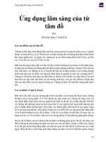 Ứng dụng lâm sàng của từ tâm đồ 