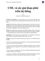UML và các giai đoạn phát triển hệ thống 