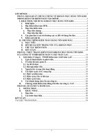 KHÁI QUÁT CHUNG CHUNG VỀ KHOẢN MỤC HÀNG TỒN KHO TRONG BÁO CÁO KIỂM TOÁN TÀI CHÍNH