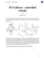 SCS (silicon – controlled switch) 