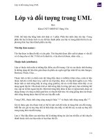 Lớp và đối tượng trong UML 