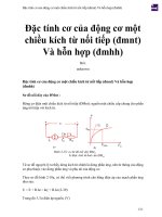 Đặc tính cơ của động cơ một chiều kích từ nối tiếp (đmnt) và hỗn hợp (đmhh) 