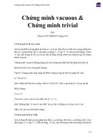 Chứng minh vacuous  chứng minh trivial 
