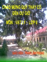 Bài giảng vật lý 6 phép đo lực, trọng lượng và khối lượng (9) 