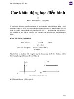 Các khâu động học điển hình 