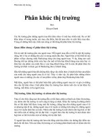 Phân khúc thị trường 
