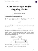 Cảm biến đo dịch chuyển bằng sóng đàn hồi 