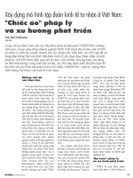 Xây dựng mô hình tập đoàn kinh tế tư nhân ở việt nam chiếc áo pháp lý và xu hướng phát triển 