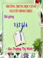 Bài giảng vật lý 6 thang giảng bài đo thể tích vật rắn không thấm nước (10) 