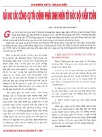 Rủi ro các công cụ tài chính phát sinh nhìn từ góc độ kiểm toán 