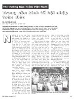 Thị trường bảo hiểm việt nam trong nền kinh tế hội nhập toàn diện 