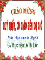 Bài giảng tập làm văn lớp 5 luyện tập tả người, dựng kết bài (9) 