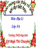 Bài giảng địa 9 lao động và việc làm với chất lượng cuộc sống (1) 