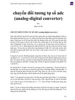 chuyển đổi tương tự số adc (analog digital converter) 