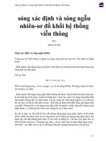 sóng xác định và sóng ngẫu nhiên sơ đồ khối hệ thống viễn thông 