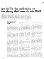 Luật thuế thu nhập doanh nghiệp mới tác động thế nào tới các doanh nghiệp 