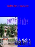 Bài giảng vật lý lớp 6 thao giảng bài 6 trọng lực, hai lực cân bằng (21) 