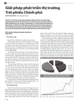 Giải pháp phát triển thị trường trái phiếu chính phủ 