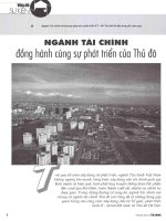 Ngành tài chính đồng hành cùng sự phát triển của thủ đô 