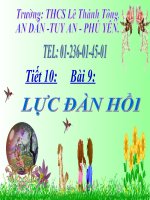 Bài giảng vật lý lớp 6 tham khảo lực đàn hồi (22) 