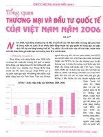 Tổng quan thương mại và đầu tư quốc tế của việt nam năm 2006 